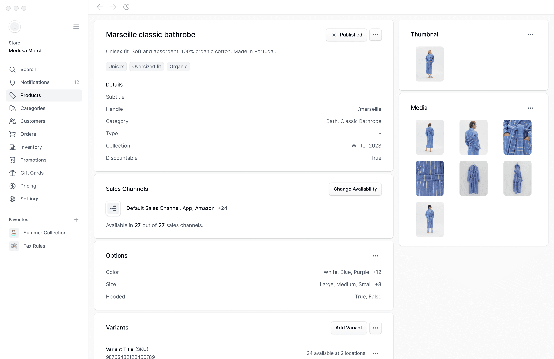 Product Module UI